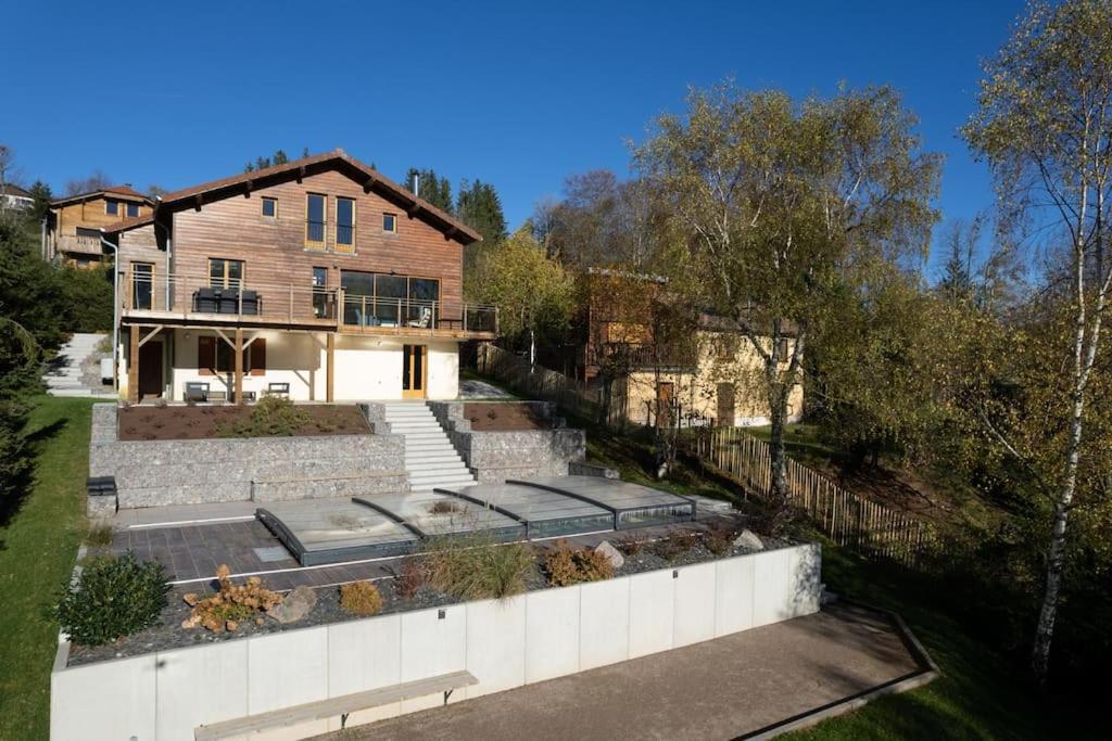 Le Cerf, Chalet Cocooning Avec Piscine Et Billard Ban-sur-Meurthe-Clefcy Bagian luar foto